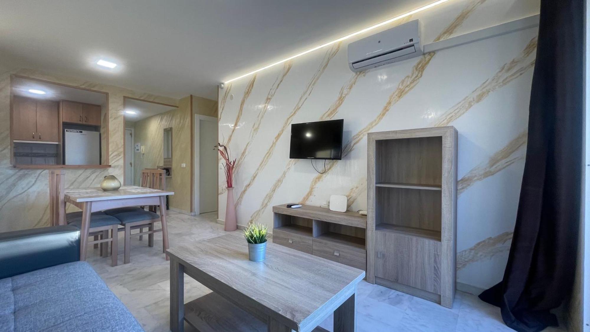 דירות בנאלמדנה Apartamento Con Vista A La Piscina מראה חיצוני תמונה