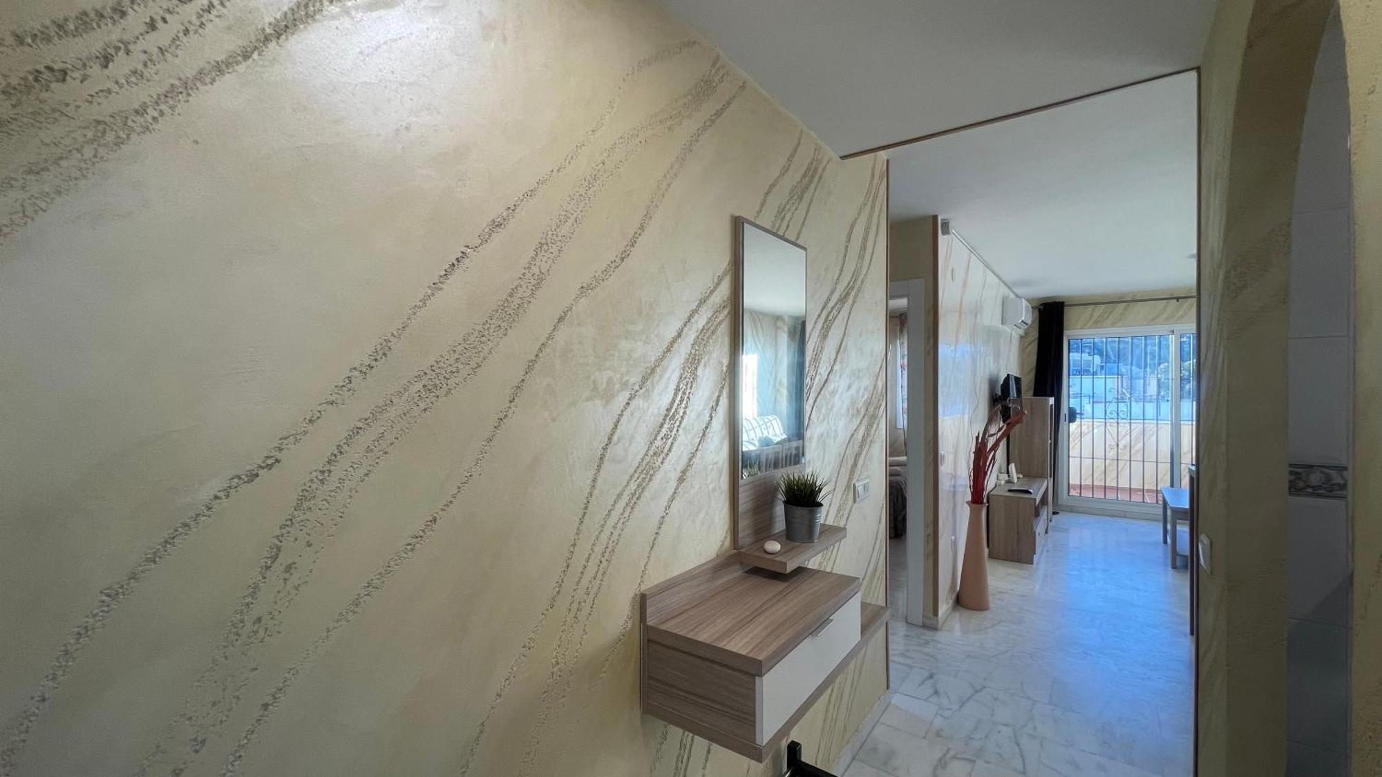 דירות בנאלמדנה Apartamento Con Vista A La Piscina מראה חיצוני תמונה