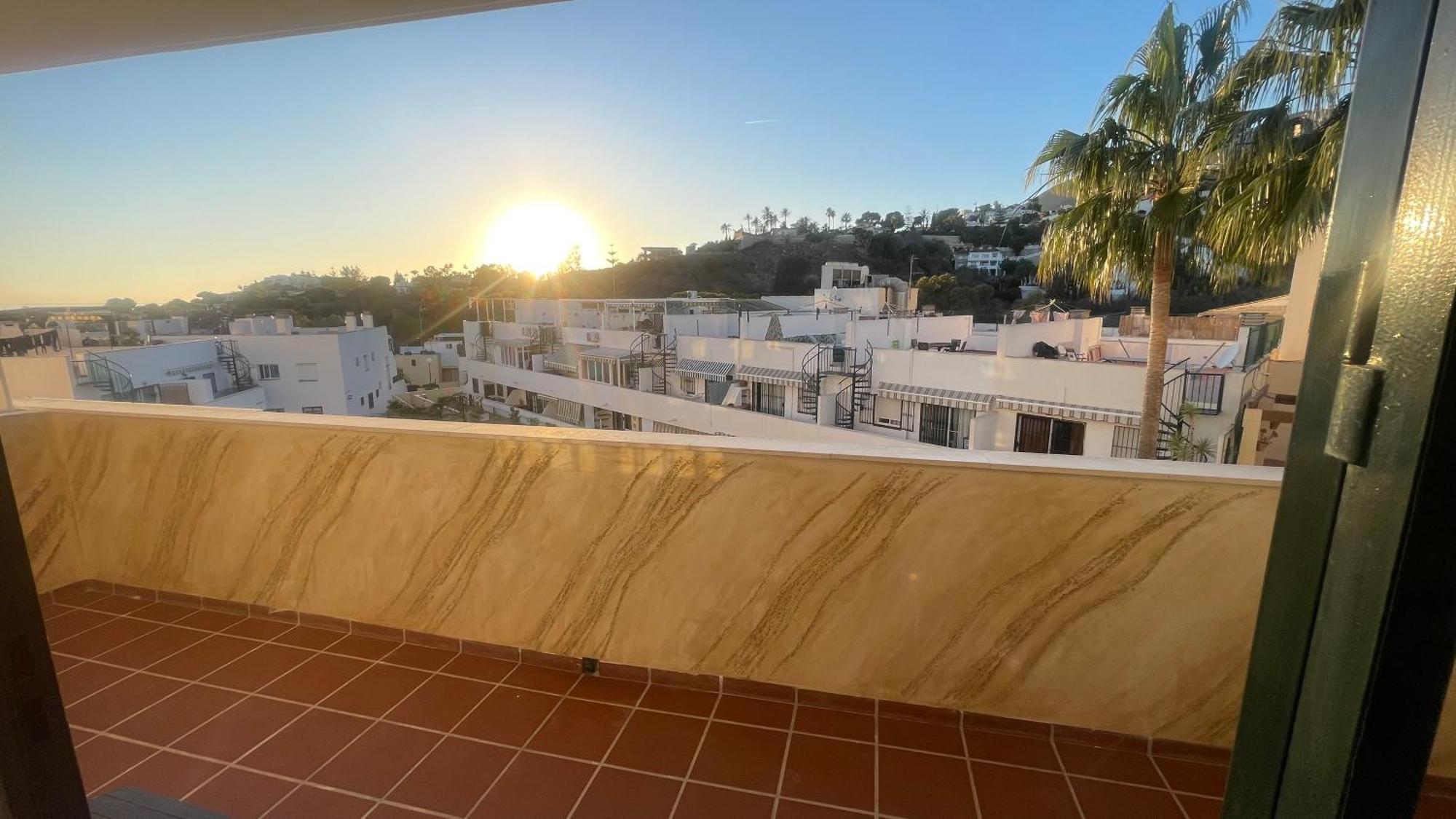 דירות בנאלמדנה Apartamento Con Vista A La Piscina מראה חיצוני תמונה